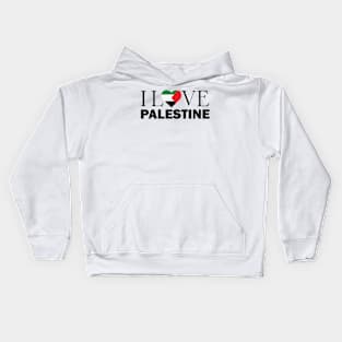 I Love Palestine Kids Hoodie